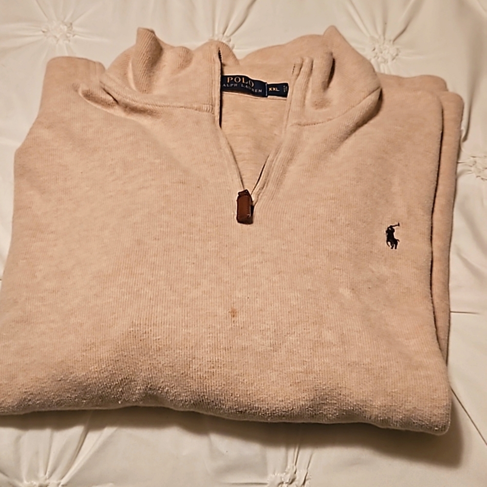 Polo ralph lauren sweater zip neck